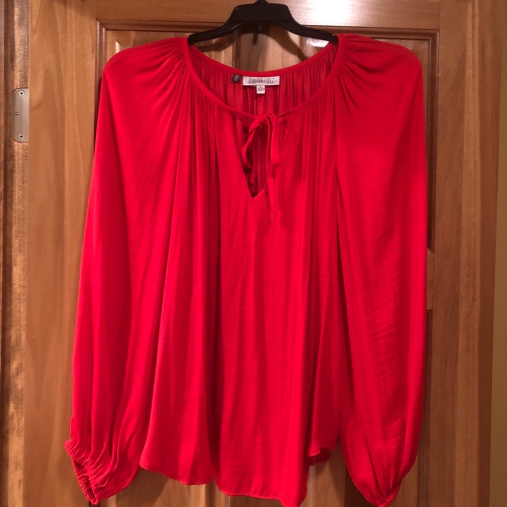 Jennifer Lopez red top